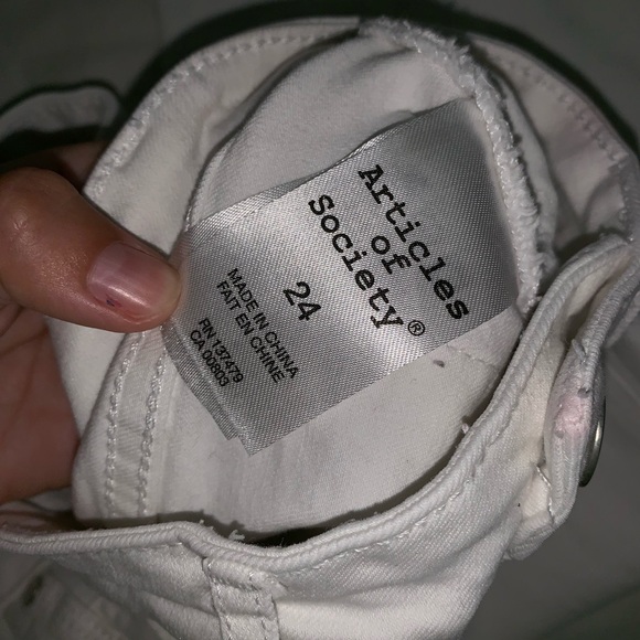 Articles of Society White skinny jeans - Picture 2 of 3
